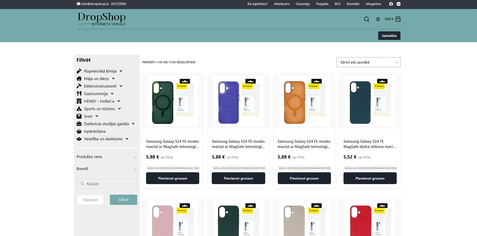 Www.dropshop.lv