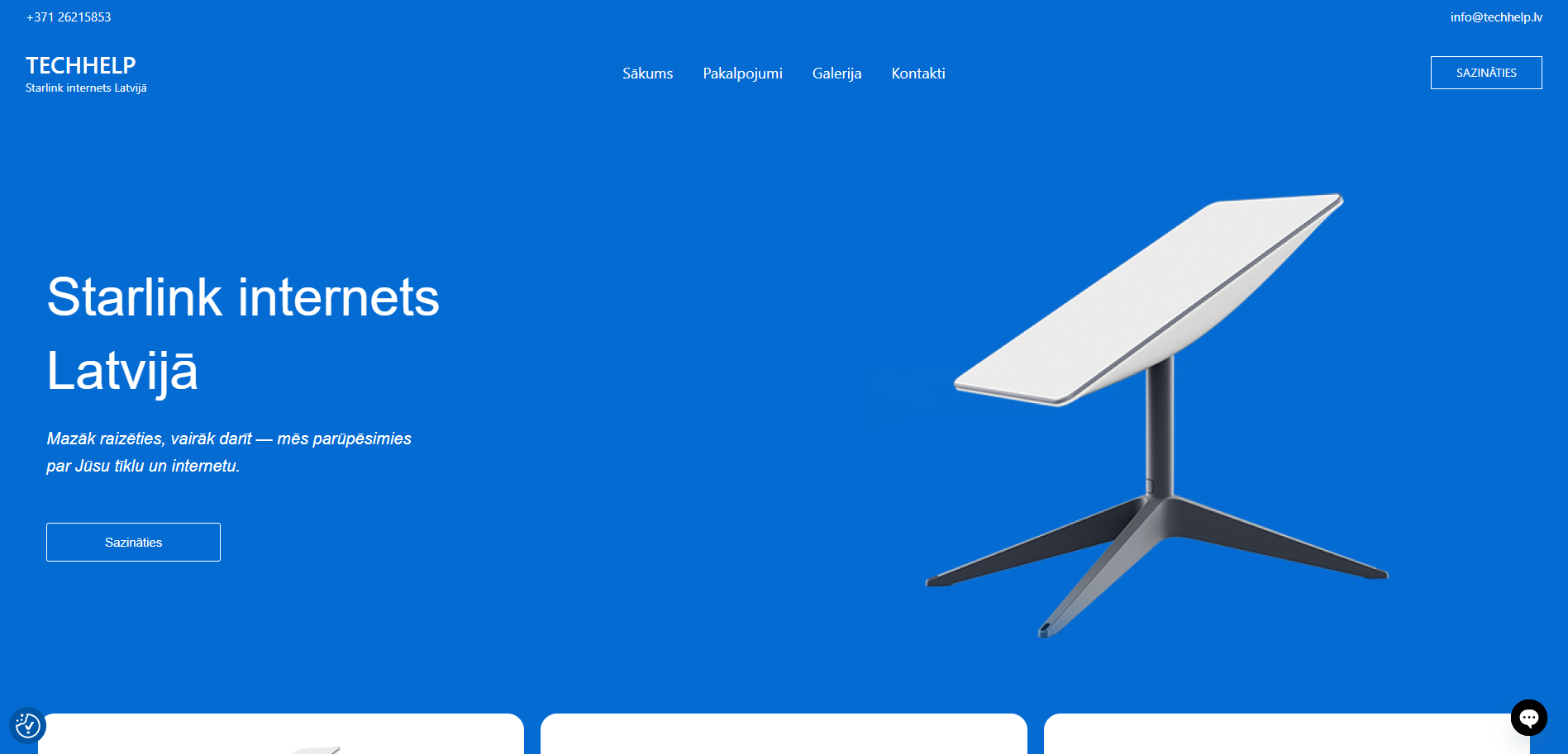 techhelp mājaslapa